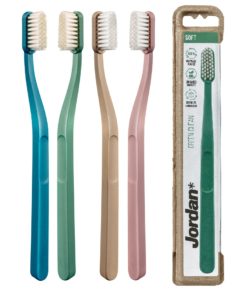 Jordan Green Clean toothbrushes in multiple colours.