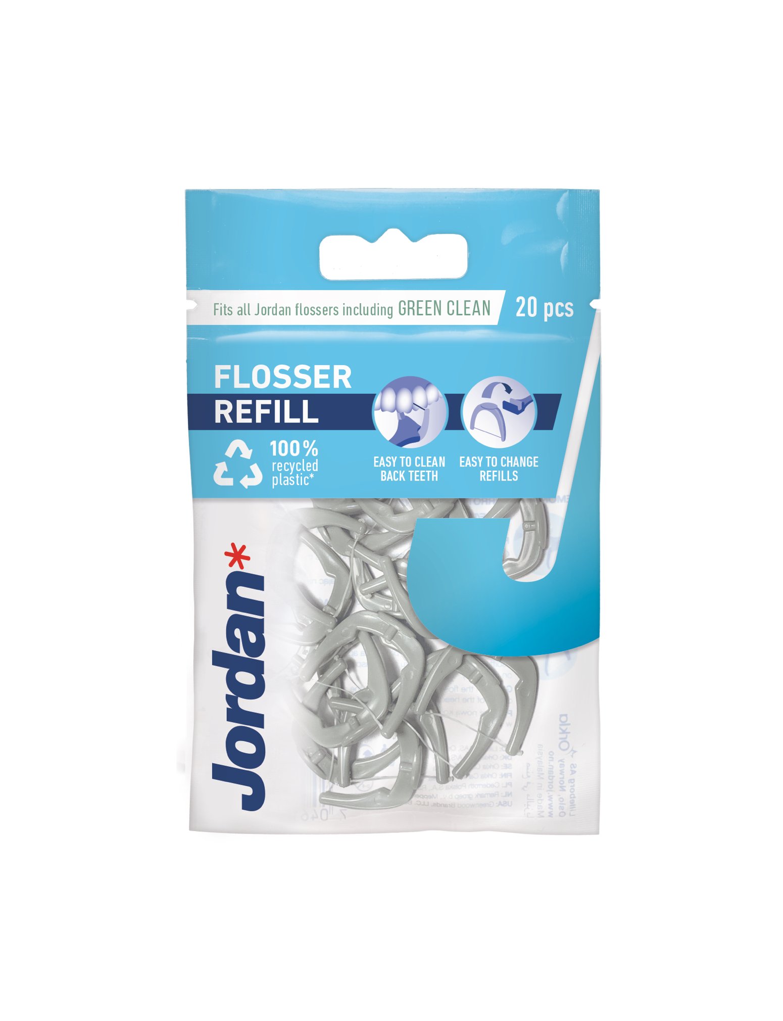 Easy Clean Flosser Refill - Jordan Care