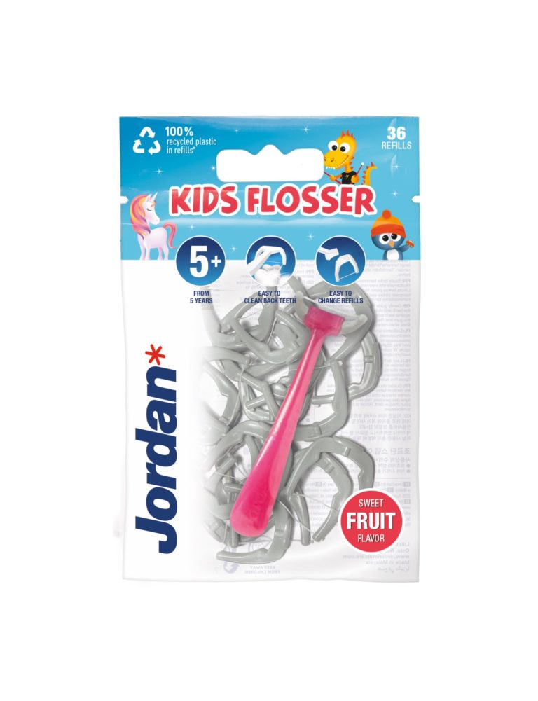 Jordan Kids Flosser – Tanntråd for barn – Jordan