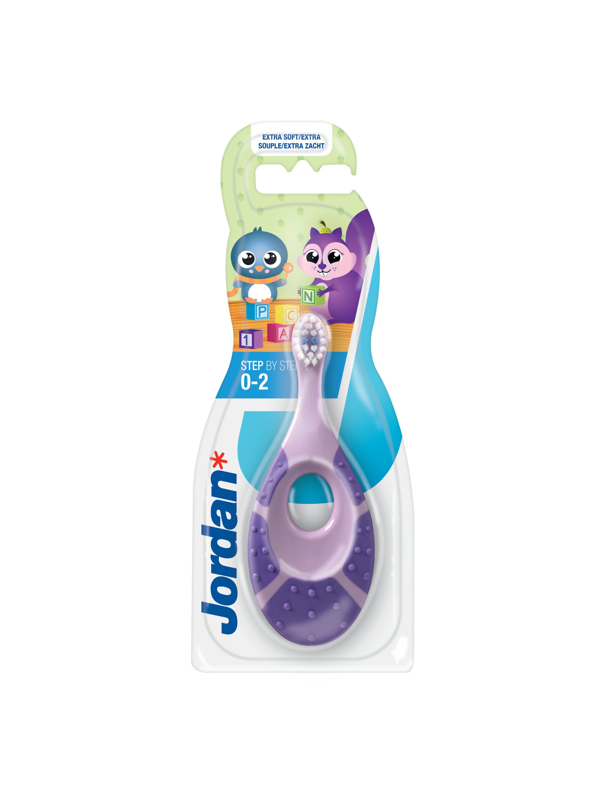  Cepillo dental para bebés de 0 a 2 años Jordan Step 1, cerdas  suaves, sin BPA (4 unidades) : Salud y Hogar