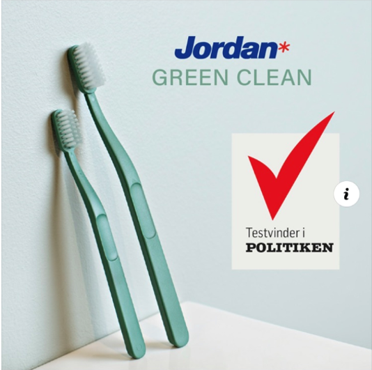 «Best in test» among sustainable toothbrushes (Politiken.dk)