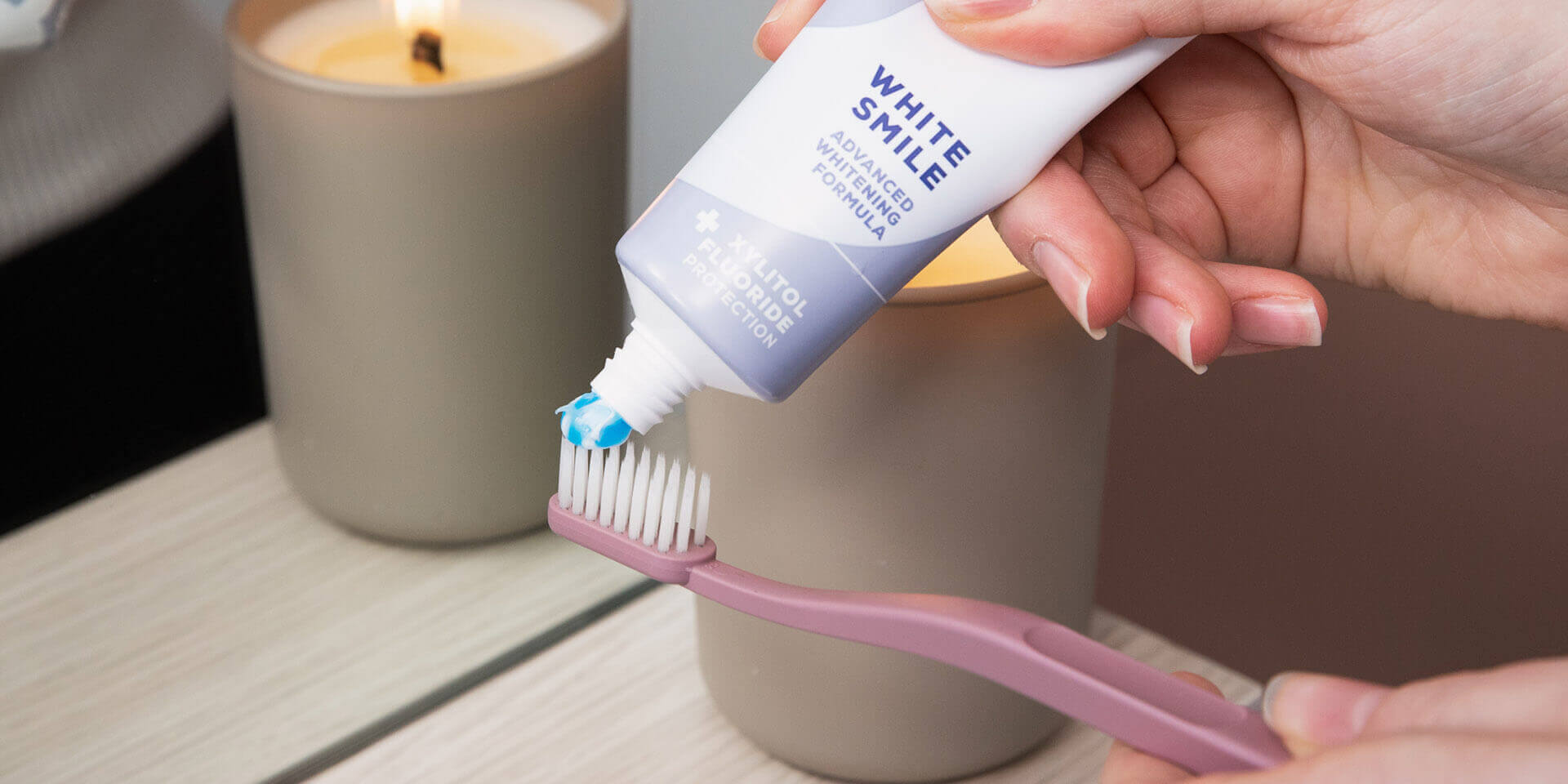 White smile toothpaste