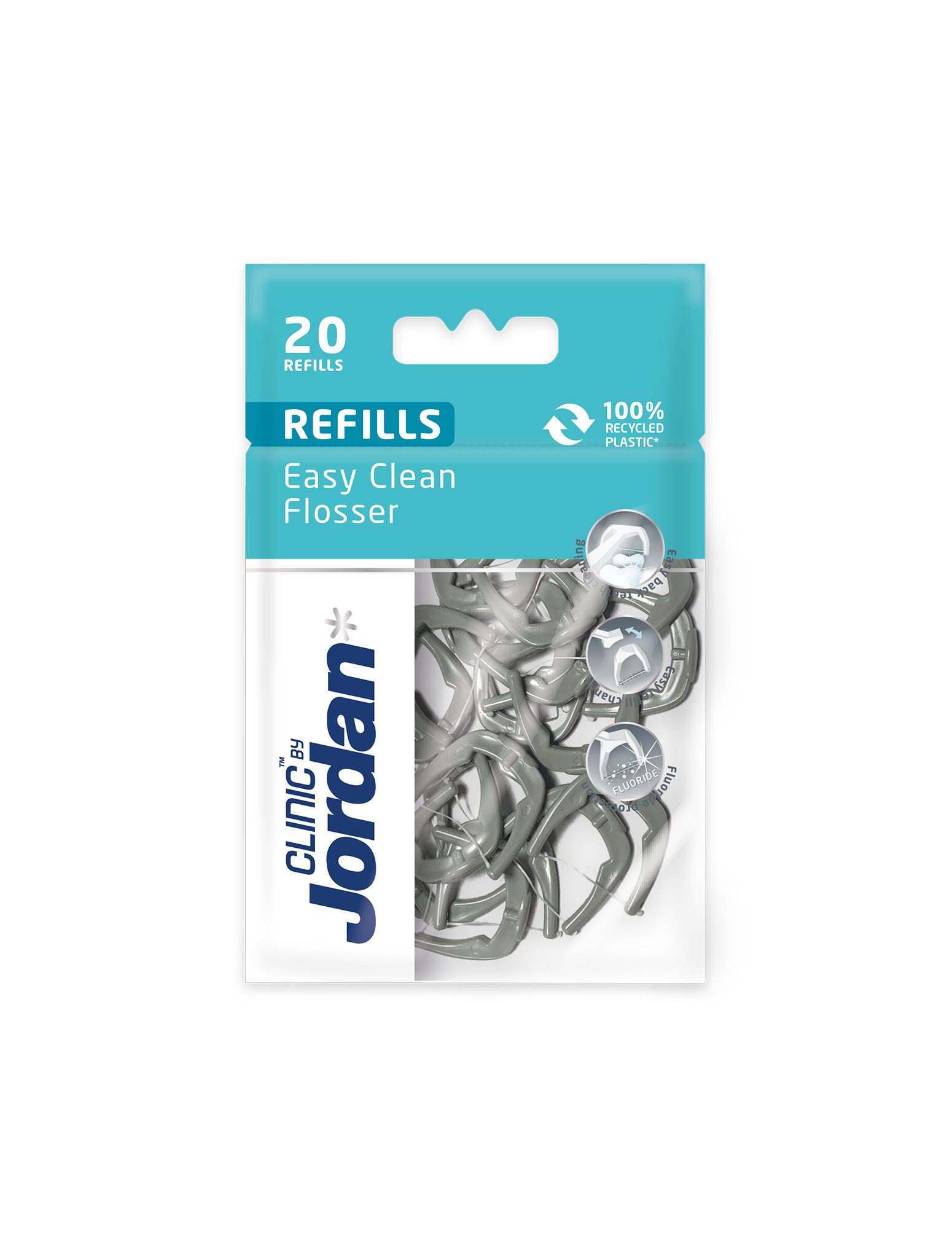 Jordan clinic easy clean flosser tandtråd refill