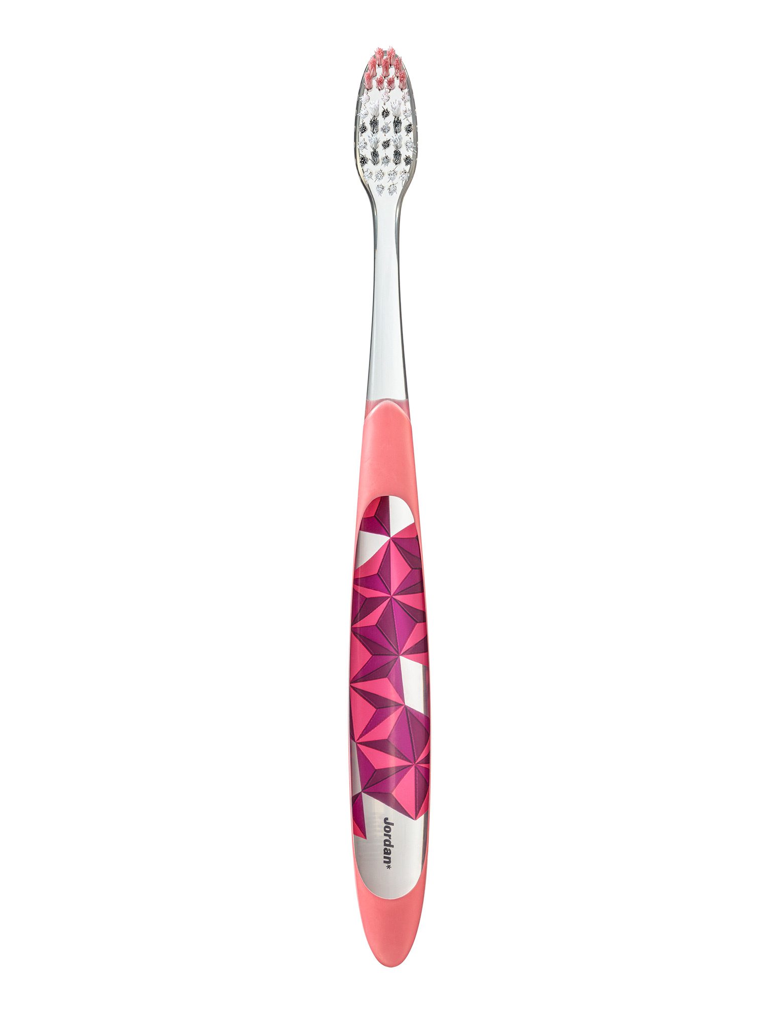 Jordan individual clean tandborste rosa abstrakt mönster