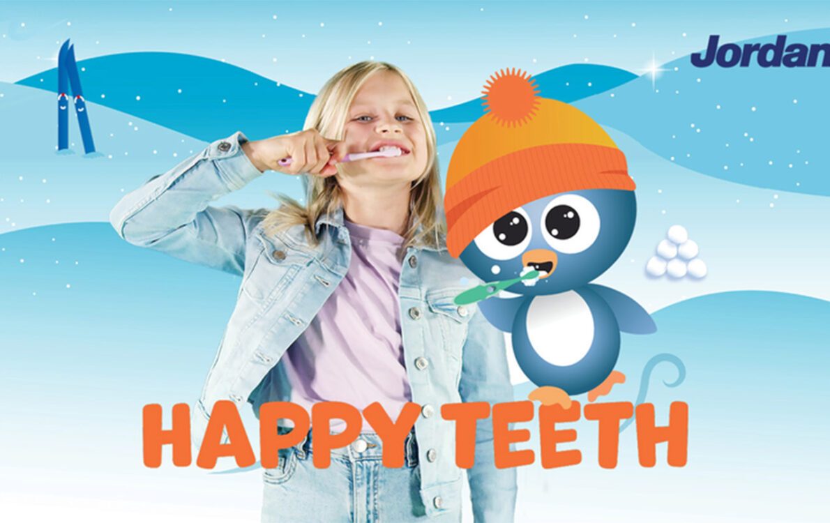Lyssna på Jordans nya tandborstsång Happy Teeth