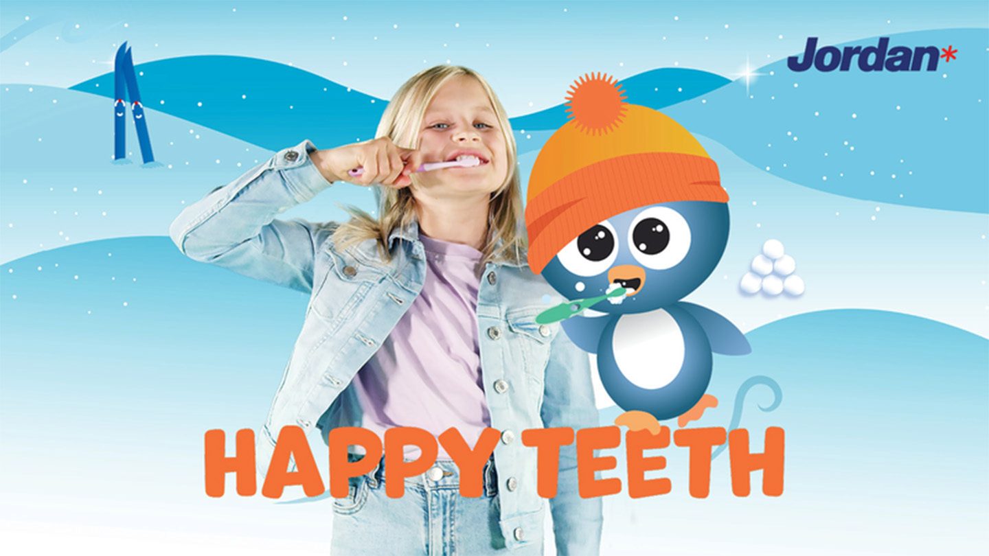 Lyssna på Jordans nya tandborstsång Happy Teeth